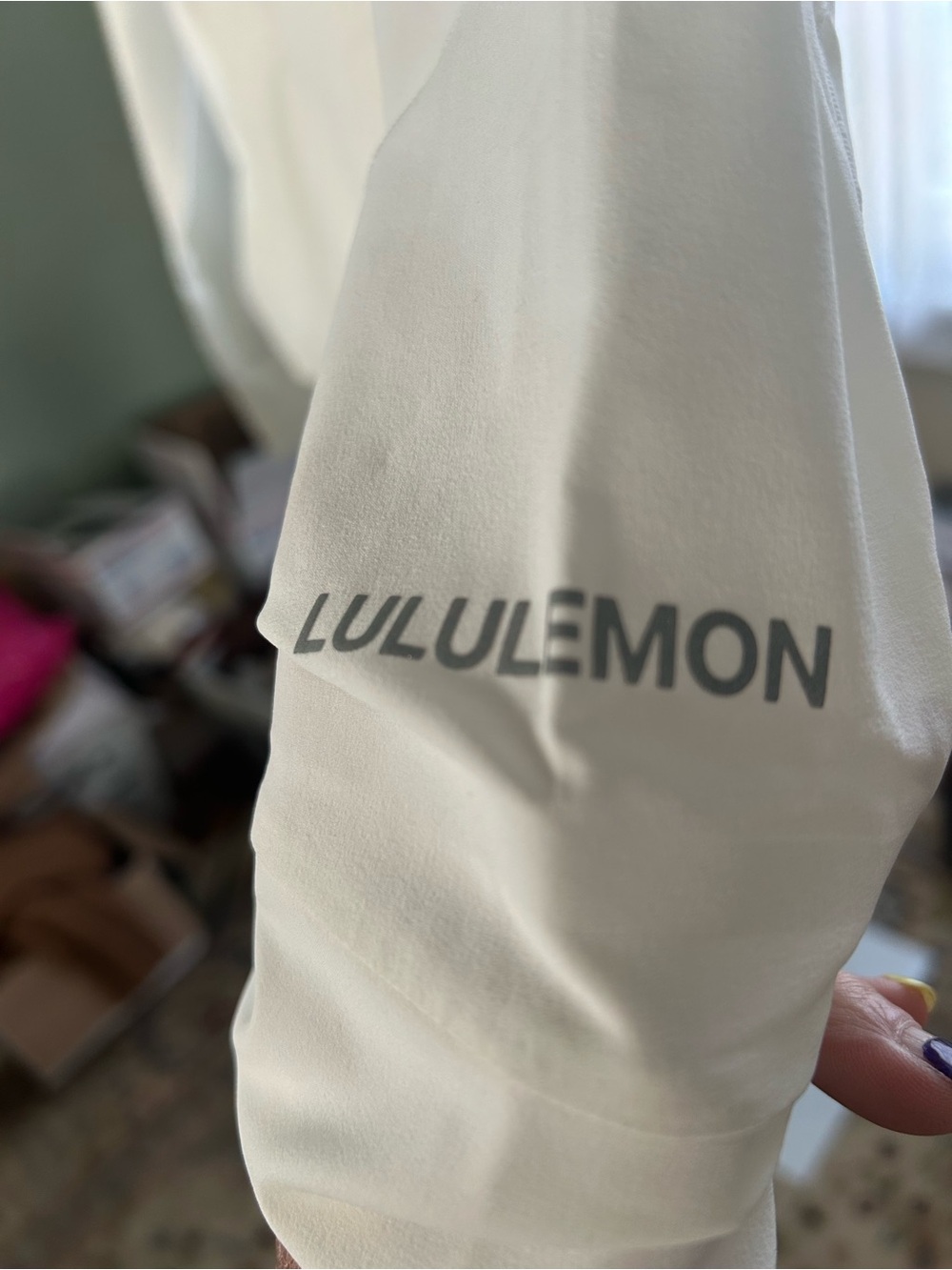 lululemon athletica Mist Over Windbreaker in white - Picture 2 of 6